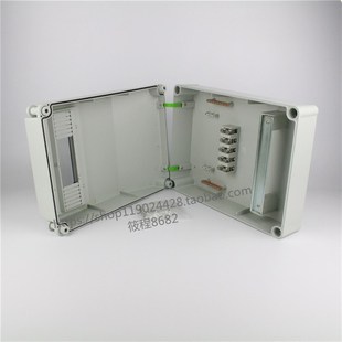 380 工业插座箱 1k50 防水箱 户外防水插座组合 PC塑料壁挂式 280