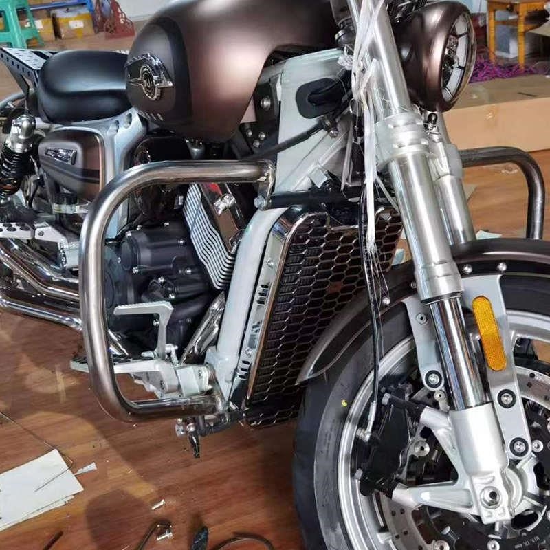 适合摩疆800BOBBER摩托车改装加强后货L架尾架哈雷滑翔大尾箱配件