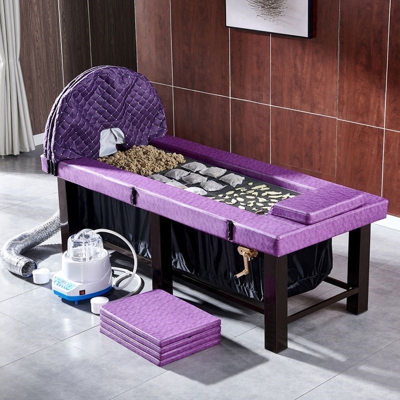 中药熏蒸床理疗床k全身蒸汽升降艾灸床家用铺灸床美容院汗蒸床