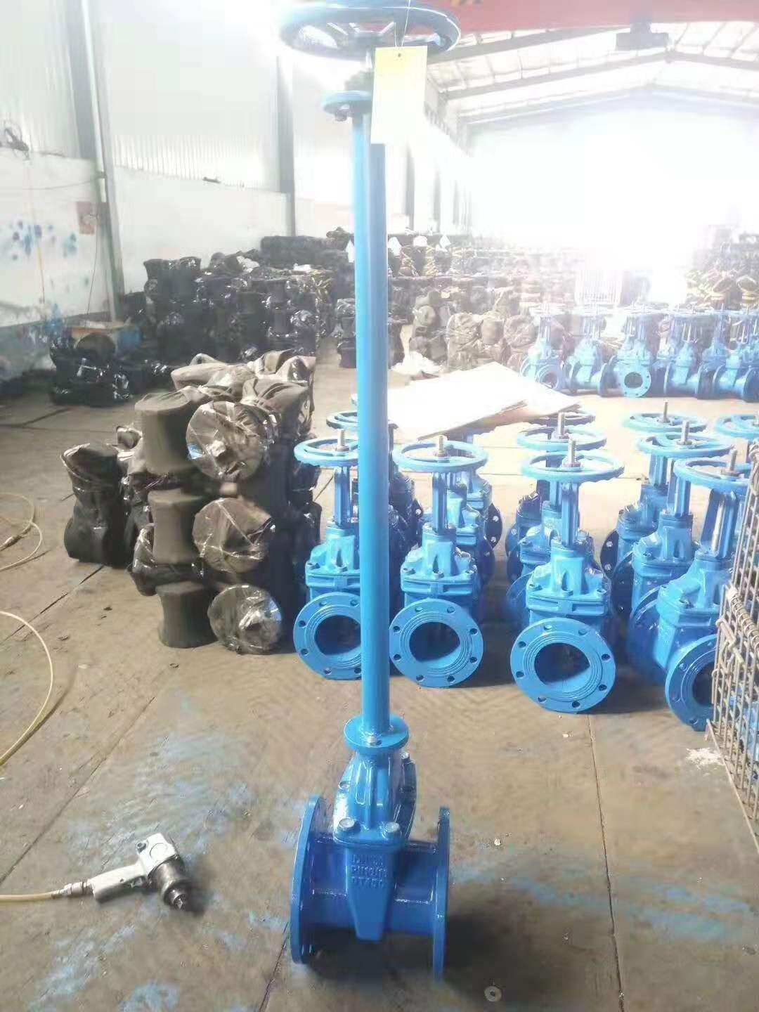 加长杆阀门 f加长杆闸阀法兰蝶阀排水蝶阀排污Z945T楔式加长杆闸