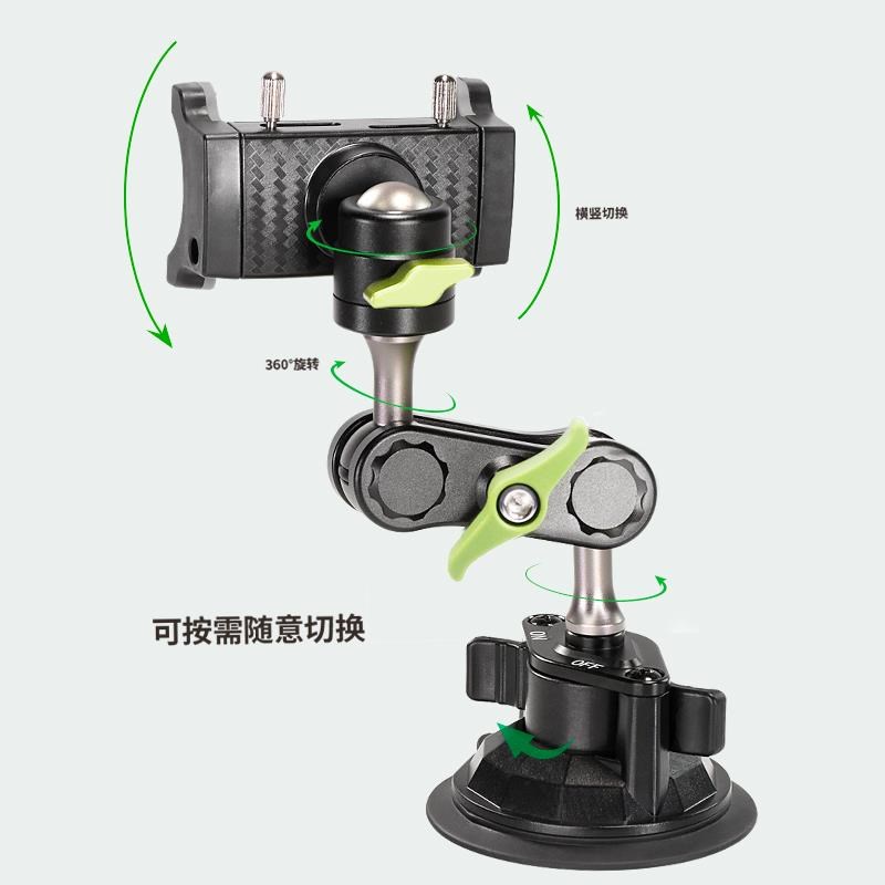 新款手机支架车载车内拍摄z固定支架防抖导航录视频吸盘架