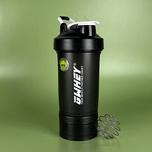 德国蛋白粉便携盒多层蛋白粉摇摇杯H带粉盒便携健身房运动水杯