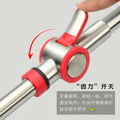 养护式 单杆不带 旋转拖把杆通用拖把头替换头单把墩布配件V一体式