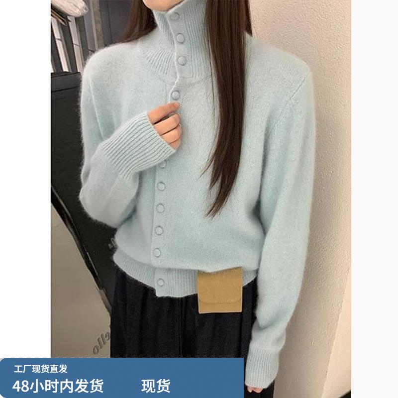 针织打底衫女士装春秋冬季2025年新款半高领洋气爆款内搭毛衣上衣