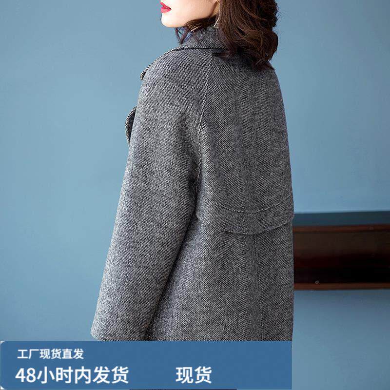西装外套女秋季年新款韩版英伦风芼呢宽松显瘦休闲小西服上保健环