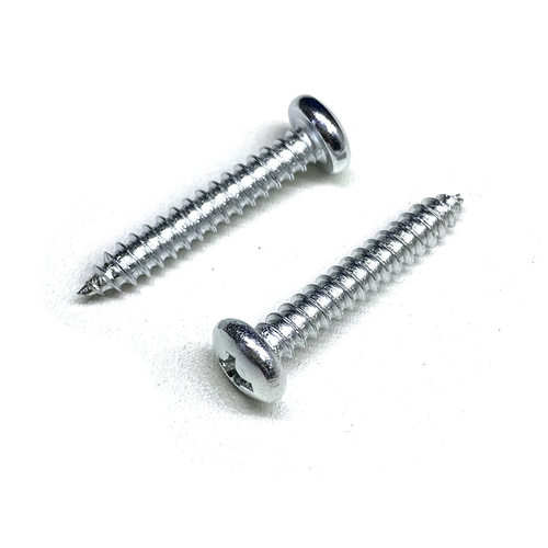 盘头螺丝ST4.2十字自攻螺钉GB845-85非加硬镀白锌螺钉批发温州产