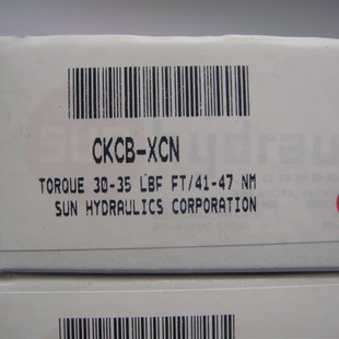 工程X机械液压泵配件 XCN先导打开单向阀带标准导压 美国SUN CKCB