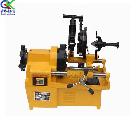 电动液压套丝机 自来水管套丝攻丝机 全自Q动圆锥管螺纹绞丝机