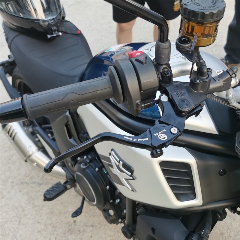 适用春风a800MT 700CL-X 改装铝合金刹车牛角手把离合拉杆车把配