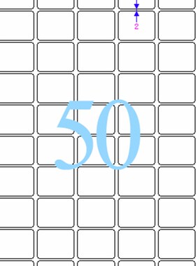 可打印/A4/不干胶/标签纸/爱雷博/浅蓝G色标签/CL550B-100张