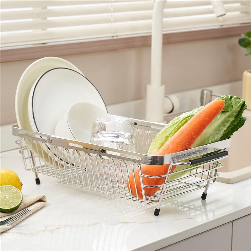 304不锈钢水槽沥水n篮可伸缩洗碗池沥水架碗碟碗筷碗盘厨房置物架,厨房/烹饪用具,水槽置物架,淘宝优惠券,粉丝福利购,淘宝优惠卷