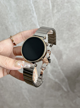 适用华为GT6表带GT5新款女士41mm皓月华为手表GT4/3高质感腕带GT3pro不锈钢男45mm男女通用whatch4pro爆款isn