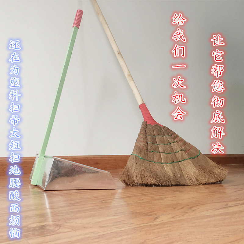 梦典 棕扫帚 棕扫把 室内用 家用笤帚簸箕组合软毛不粘毛单个扫帚