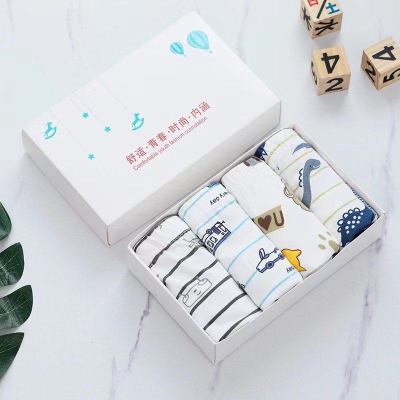 卡通儿童内裤纯棉小童A类平角裤宝宝学生短裤3-12岁男童平角盒装,女士内衣/男士内衣/家居服,男平角内裤,淘宝优惠券,粉丝福利购,淘宝优惠卷