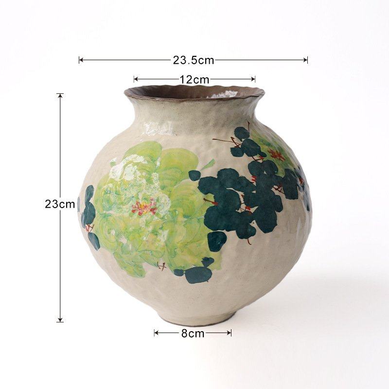 景德镇陶瓷花瓶手绘牡丹花瓶水培插花客厅桌面装饰摆件一件代发,餐饮具,清酒杯,淘宝优惠券,粉丝福利购,淘宝优惠卷