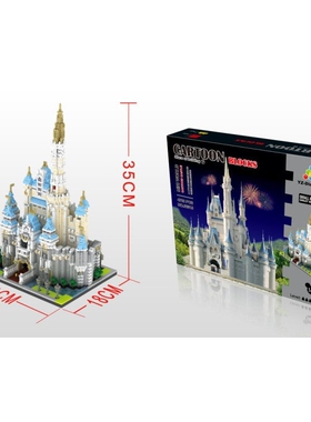 YZ 052-071 66519城堡 66525北京天坛小颗粒积木拼装玩具建筑模型