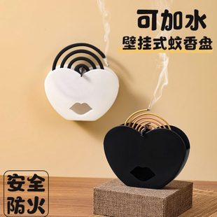 加支架多功能家用托盘防火可水 蚊香防蚊神器香薰炉盒安全壁挂式