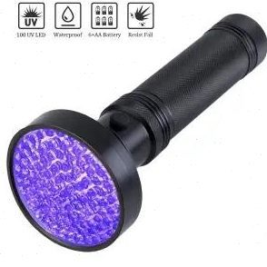 紫E检测1L手电快干LEDUV美甲剂10 荧光光 5D手电筒手电筒LED