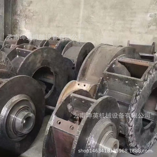 立轴冲击式破碎机配件1150制砂机刀头冲击块跑料头叶轮护圈周护板