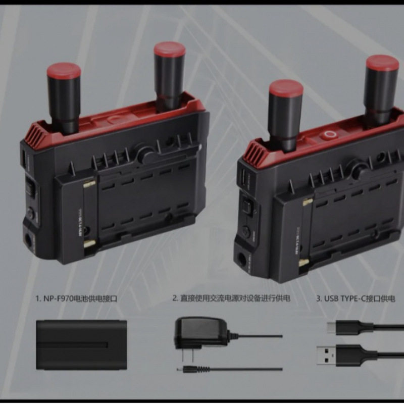 8视晶精灵高清无线图传4K HDMI 350米传输APP监看直播录制回放