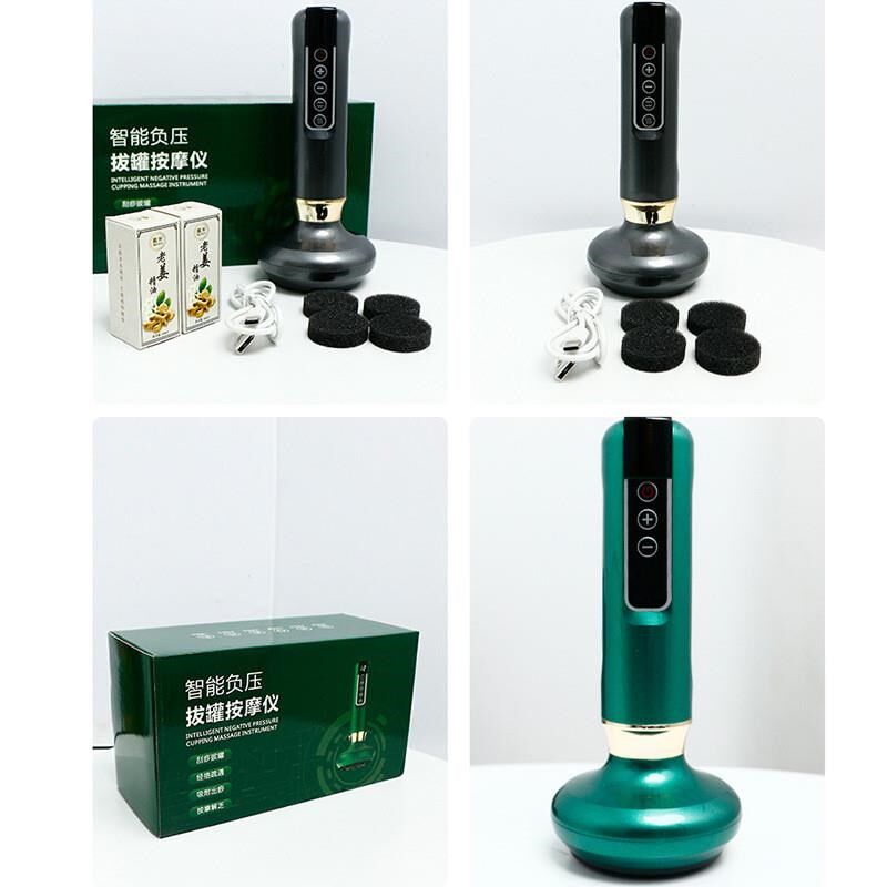 电动刮痧器祛湿吸湿经络疏通仪负压吸痧器M热敷家用拔罐砭石刮痧