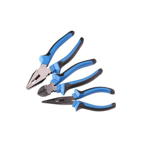 尖嘴钳 斜口钳 钢丝钳 8寸老虎钳6寸多J功能万用钳 省力防滑剥线
