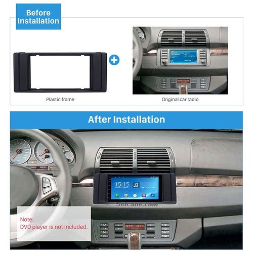 Seicane 2 DIN Car Stereo Fascia for 1995-2001 2002 200Z3 BMW