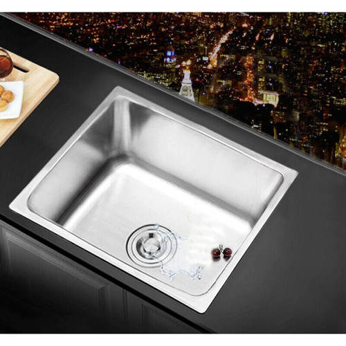 洗手盘水b池洗菜盆淘菜小单槽304不锈钢单盆厨房加厚水槽套餐A1__