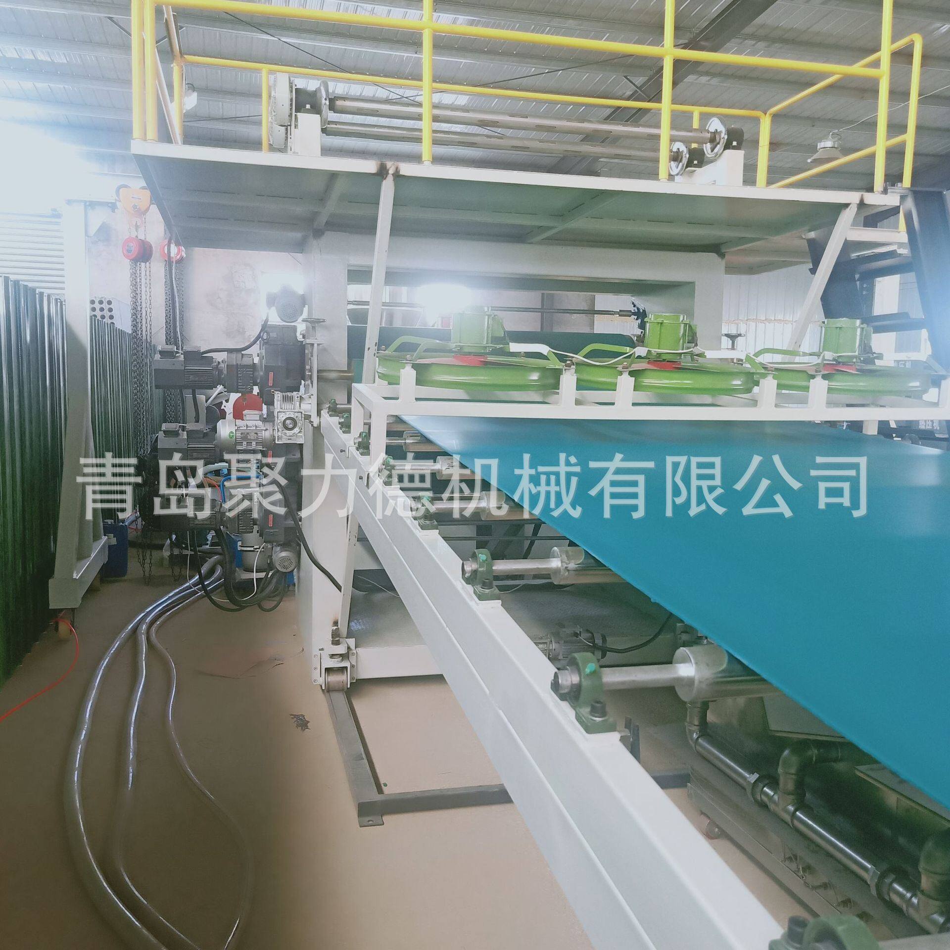 pvc压延地垫毛毡复合挤出机生产线 pvc压花地垫生产线