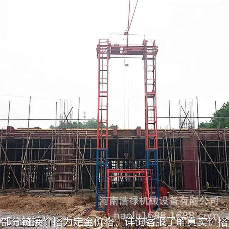 建筑工程龙门架井架厂家安装 龙门吊提升机 物料提升机高度可任选