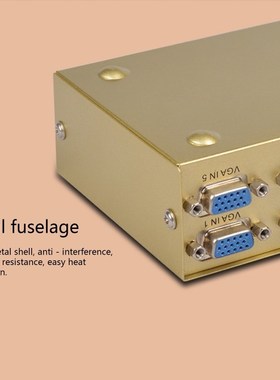 8 Port VGA Switch Video SwitcAher Box 1920*1440 250MHz 8 in