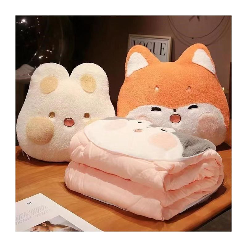 抱枕被子两用加厚冬季办s公室午睡枕头被汽车内折叠靠枕毯子二合,居家布艺,抱枕被,淘宝优惠券,粉丝福利购,淘宝优惠卷