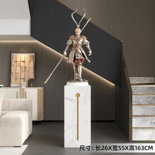 斗战胜佛客厅装饰摆件新中式w家居饰品孙悟空齐天大圣手办雕塑厂