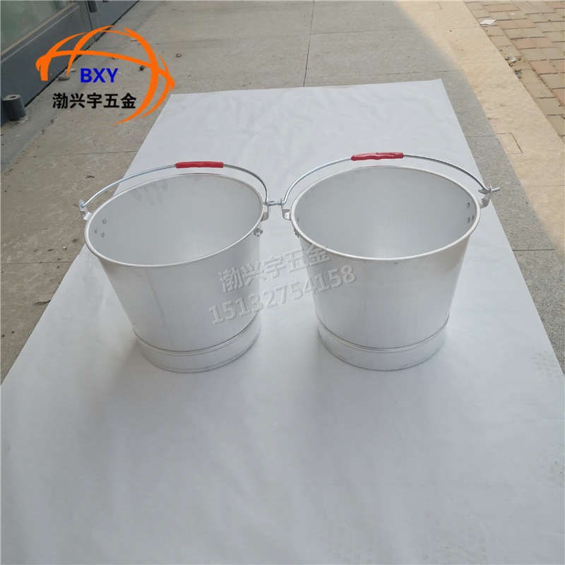 加油站桶加厚g大容量消防铝提桶  家用手提水铝制桶圆桶老式铝水