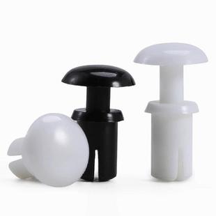 PA66塑料铆钉子母R型尼龙铆钉PC板卡扣固定扣R2R2.6R3R3.5R4R5