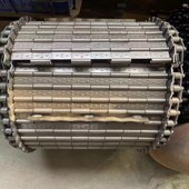 龙门机床加工中心排屑机q炼板节距50.8镀锌不锈钢输送炼条炼轮定