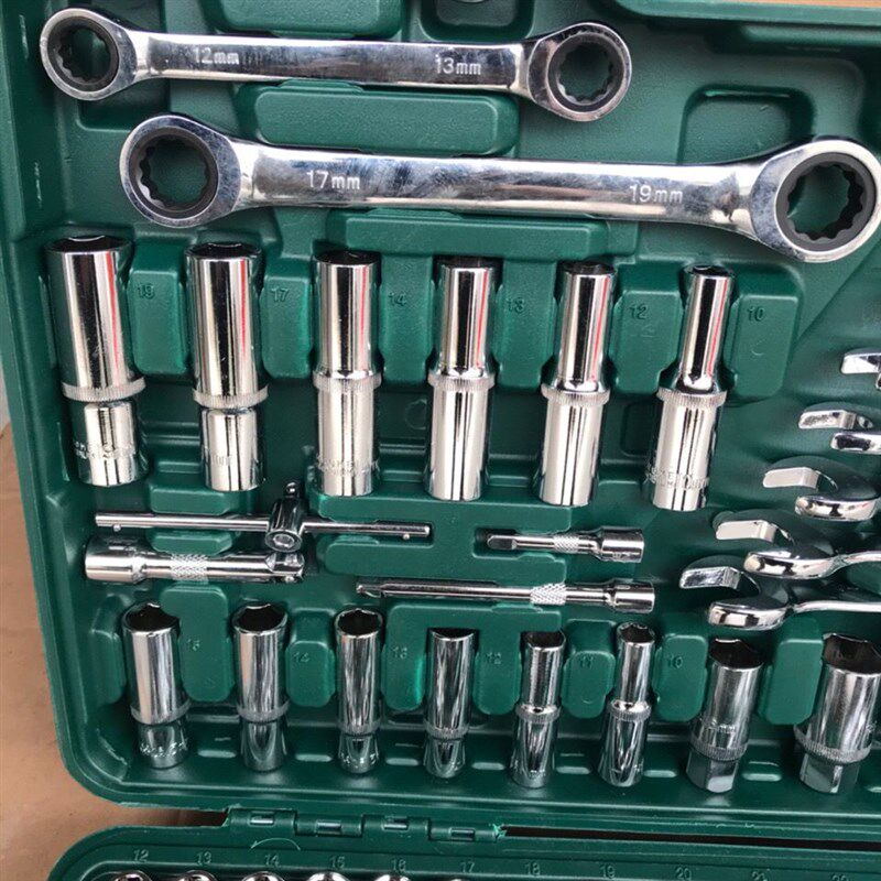 150件套套筒扳手套装万能套管棘E轮板手修车汽修多功能汽车修理
