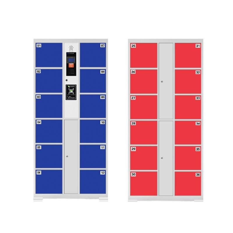 定制C-002超市电存包柜条智A能储物放柜商场寄存柜微信码子刷卡密