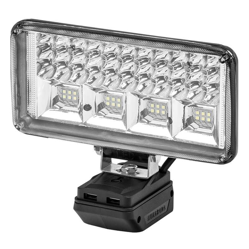 泉有工作灯 电动扳手锂电池维修灯 绿巨人 德创应急灯带usb插口