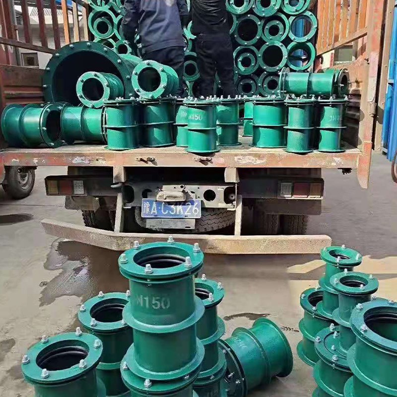 柔性防水套管刚性国标a型b型穿墙预埋电气止水翼环人防密闭DN100