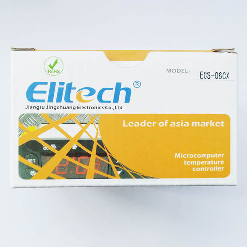 Elitech精创ECS-06CX温控器 电子式冷柜冰箱化霜温度控制器
