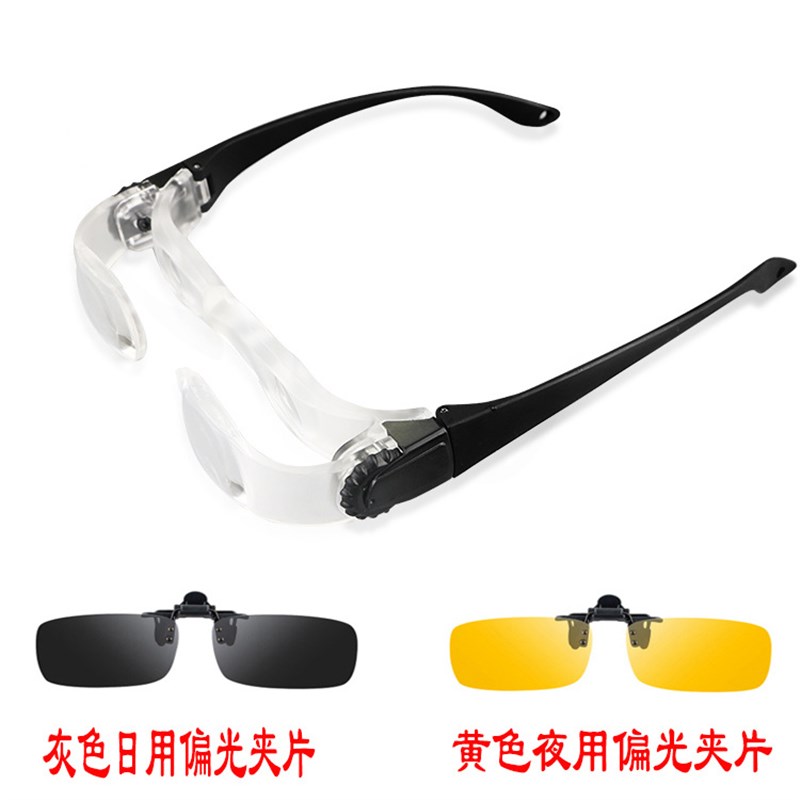 新款钓鱼望远镜偏光眼镜高清看漂拉近放大老花近视增晰垂钓鱼眼镜