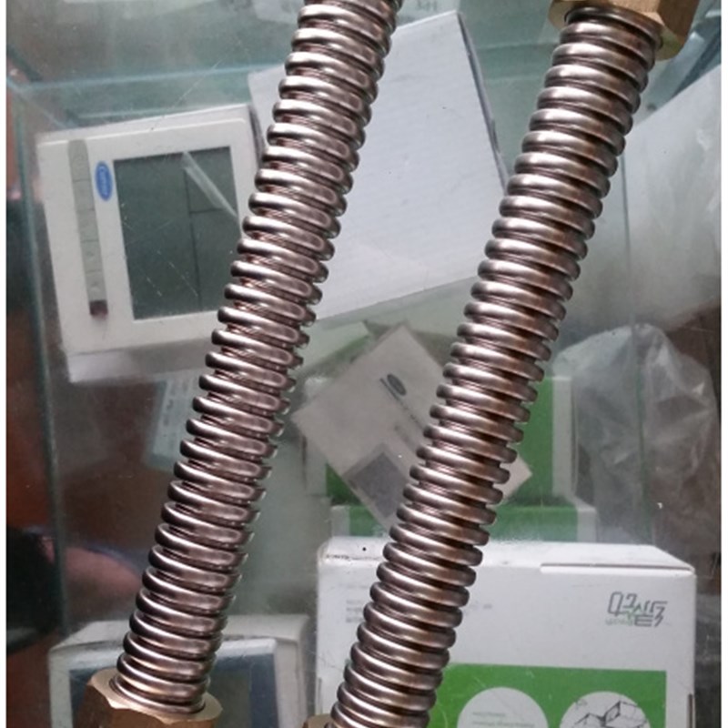 不锈钢波纹管 风机盘管金属软接 中央空调连接管 六分DN20.