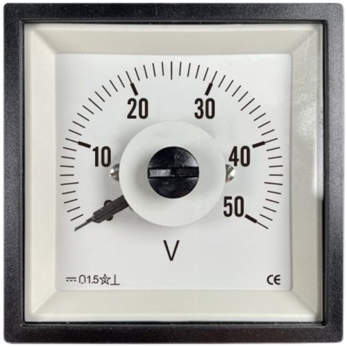 Q72直流电压表50v 61c16 61c13指针船用仪表dc带f72 yt