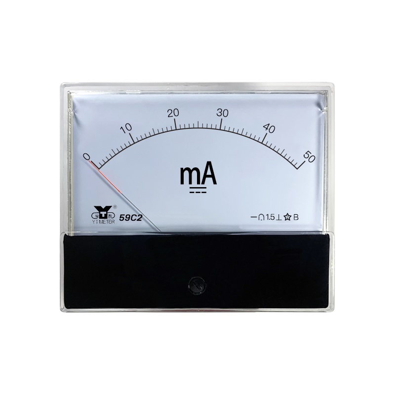 59c2直流微安表100ua毫安表50ma电流表2a指针dc直入式安培表59c1