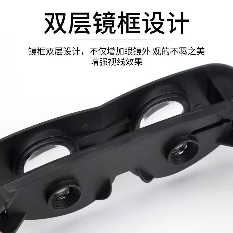 看浮标垂钓放大镜钓鱼眼镜近视远眺风景鱼塘眼镜钓鱼望远镜