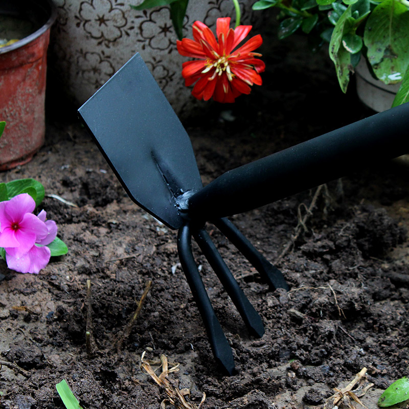 小锄头家用种菜除草神器农具花锄户外挖地多功能松土农用工具大全