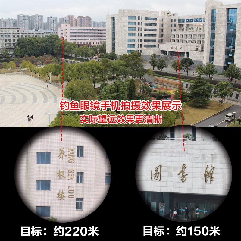 钓鱼眼镜看漂专用高倍高清可调20放大增晰近视垂钓头戴式望远镜