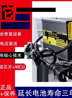 电动车电瓶亏电激活铅酸蓄电池除硫仪12v48v607236电瓶车修复神器