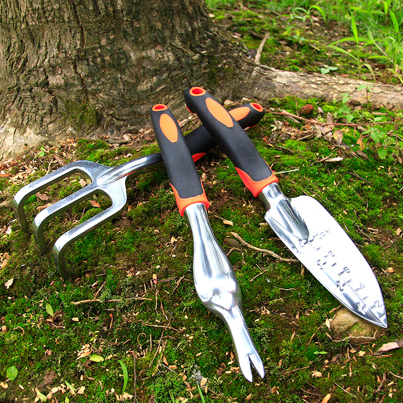 铝合金园艺铲子种花工具套装盆栽养花种菜小铲子耙儿童挖沙赶海铲